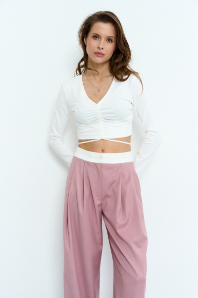 Джемпер Luitui R5014 молочный - фото 2