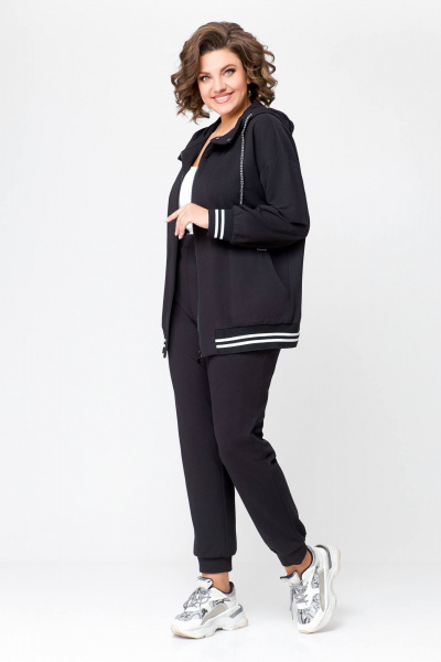 Брюки, джемпер Swallow 704 черный - фото 3