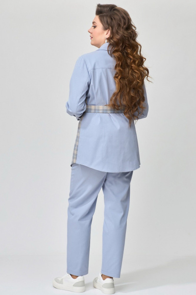 Брюки, рубашка Fita 1492 сине-голубой - фото 7