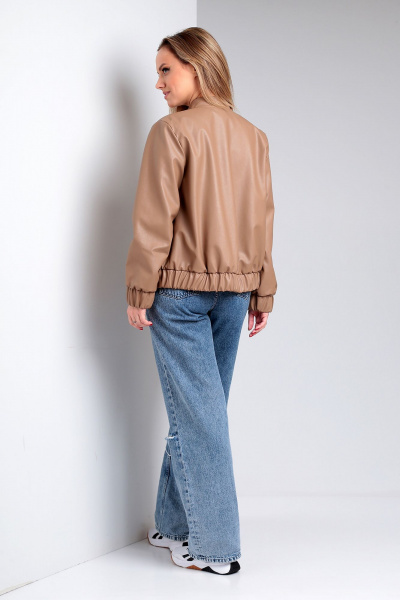 Жакет Liona Style 895 кофейный - фото 2