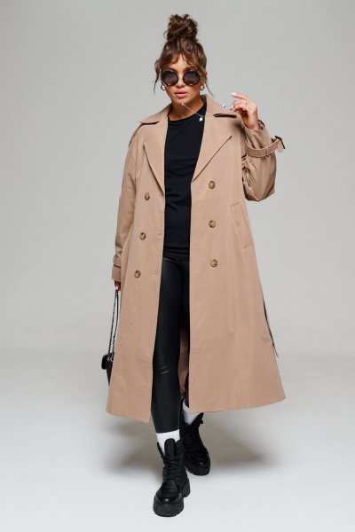 Тренч Beautiful&Free 6173 песочный - фото 1