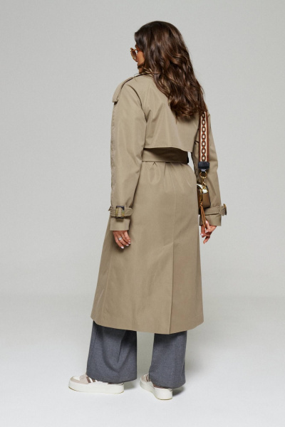 Тренч Beautiful&Free 6179 песочный - фото 7