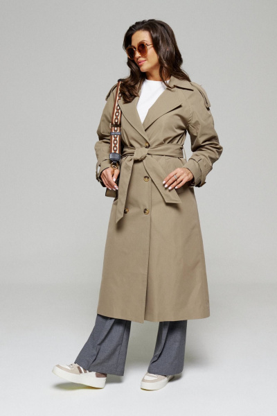 Тренч Beautiful&Free 6179 песочный - фото 1