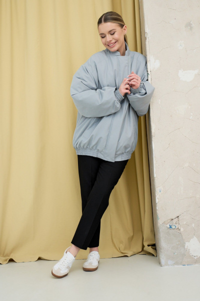 Бомбер ATTIKA А3261 голубой - фото 4