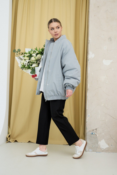 Бомбер ATTIKA А3261 голубой - фото 2