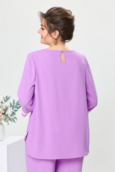 Блуза, брюки Romanovich Style 2-2573 фиалковый - фото 13