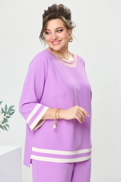 Блуза, брюки Romanovich Style 2-2573 фиалковый - фото 12