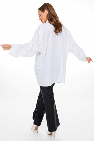 Блуза, брюки Mubliz 133 белый-черный - фото 9