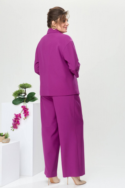 Брюки, жакет Romanovich Style 2-2654 темная_фуксия - фото 7
