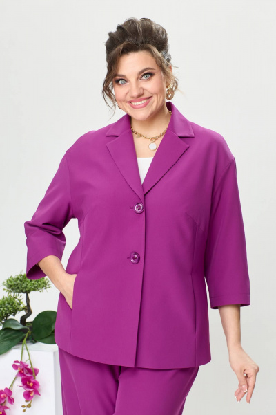 Брюки, жакет Romanovich Style 2-2654 темная_фуксия - фото 5