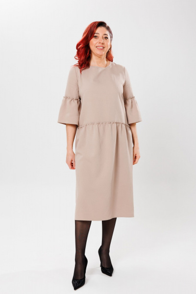 Платье Mubliz 151 беж - фото 13