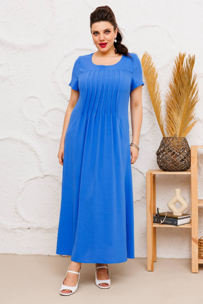 Платье Romanovich Style 1-1826 насыщенный-голубой - фото 8