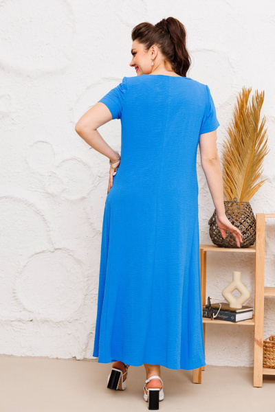 Платье Romanovich Style 1-1826 насыщенный-голубой - фото 7