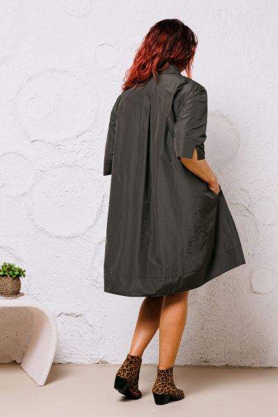 Платье Mubliz 155 хаки - фото 14