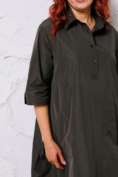 Платье Mubliz 155 хаки - фото 12