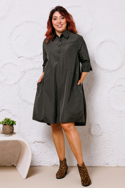 Платье Mubliz 155 хаки - фото 1