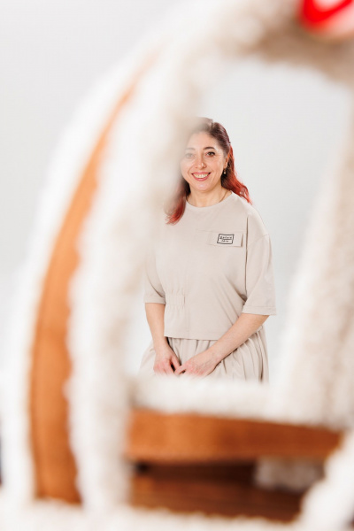 Джемпер, юбка Mubliz 154 беж - фото 4