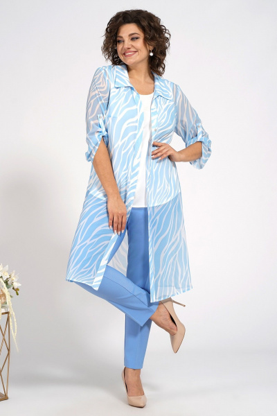 Блузон и свободные брюки, полуприлегающий силуэт, комфорт Alani Collection 2087 - фото 1