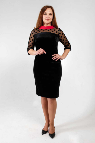 Платье демисезонное из текстиля в нарядном и классическом стиле Vita Comfort 17с2-399-0-0-2-0 - фото 1