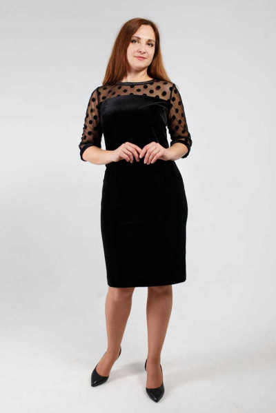 Платье демисезонное из текстиля в нарядном и классическом стиле Vita Comfort 17с2-399-0-0-2-0 - фото 2