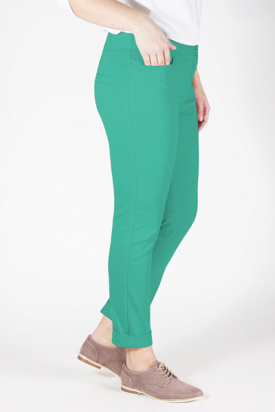 Брюки Mirolia 391 бирюзовый - фото 2