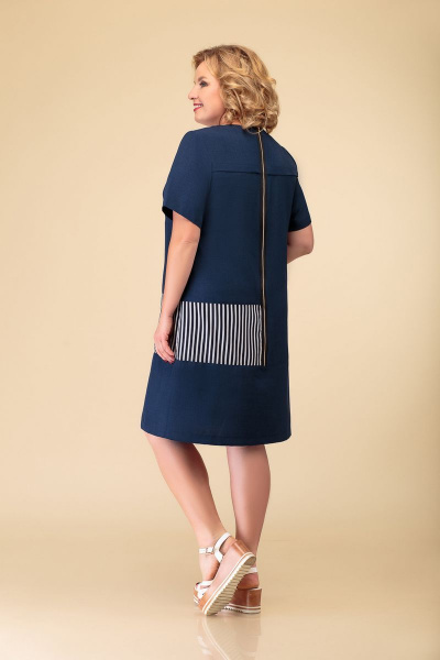 Платье DaLi 3334 синий - фото 2