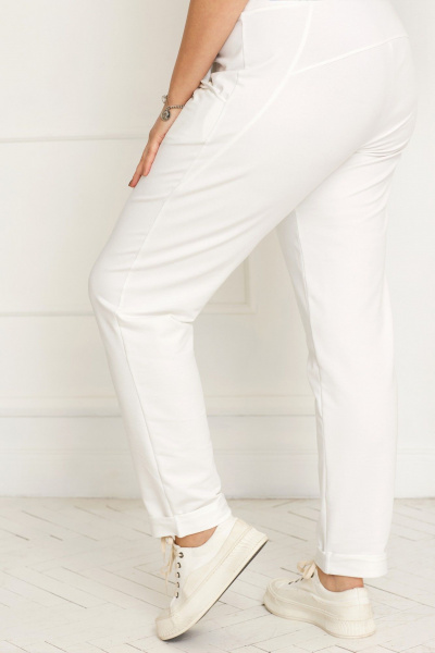 Брюки BegiModa 6045 молочный - фото 3