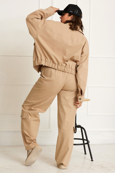 Брюки BegiModa 6047 кэмел - фото 8