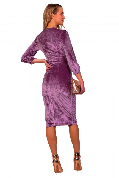 Платье F de F 2489 серый, лиловый - фото 2