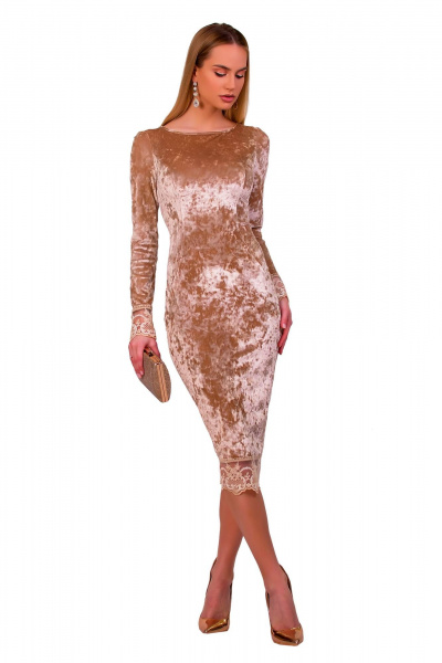 Платье F de F 2506 песочный - фото 1