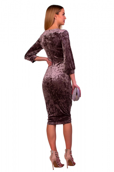 Платье F de F 2524 кофейный - фото 2