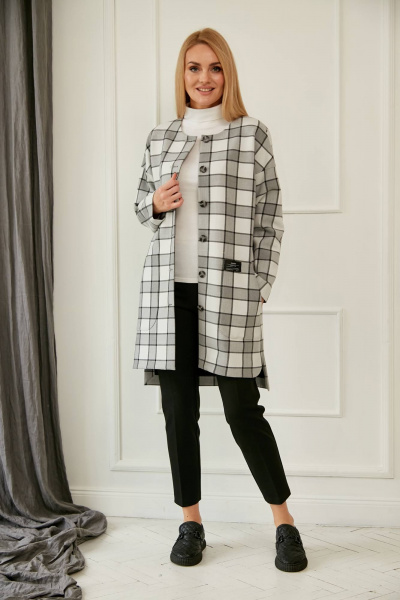 Демисезонный комплект из брюк и кардигана из трикотажа с эластаном Azzara 934 - фото 1