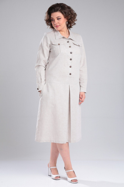 Платье Celentano lite 5017.2 натуральный - фото 5