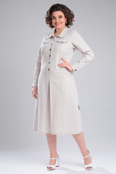 Платье Celentano lite 5017.2 натуральный - фото 4