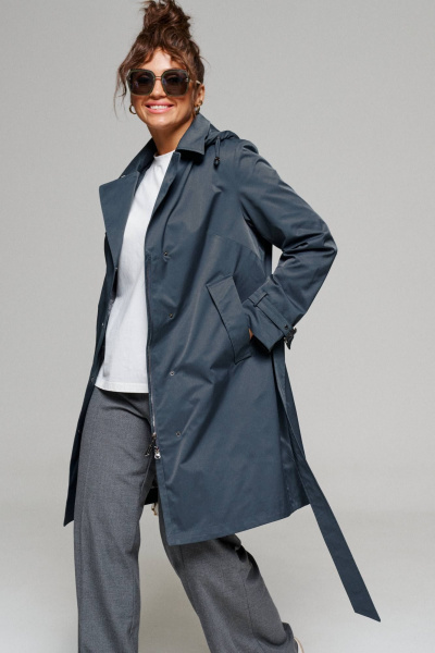 Плащ Beautiful&Free 6164 графит - фото 3