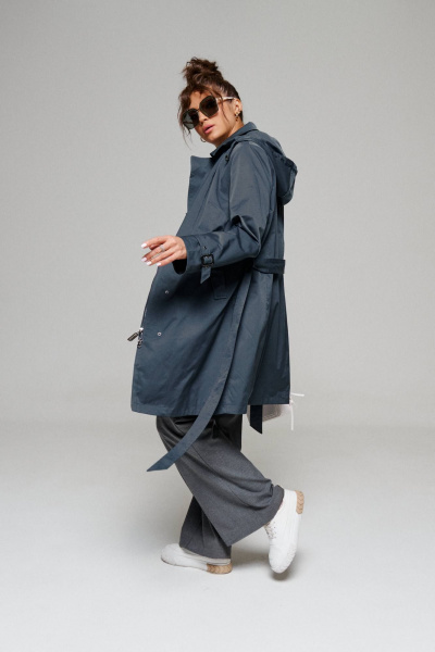 Плащ Beautiful&Free 6164 графит - фото 5