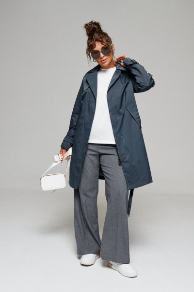 Плащ Beautiful&Free 6164 графит - фото 2