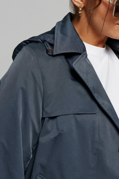 Плащ Beautiful&Free 6164 графит - фото 9