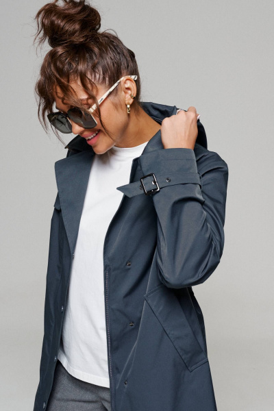 Плащ Beautiful&Free 6164 графит - фото 8