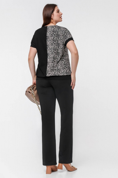 Майка La rouge 3320 черный-набивной - фото 5