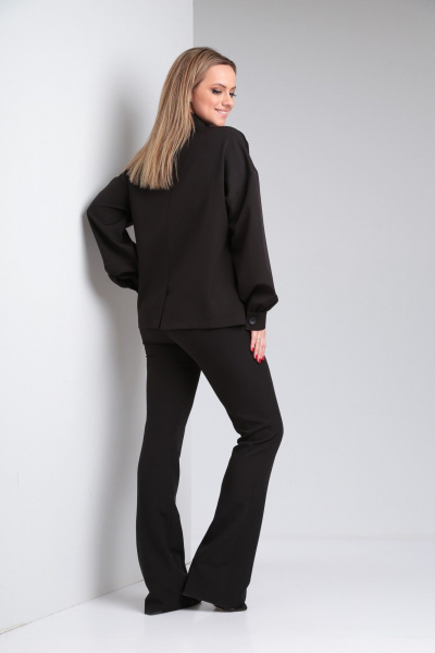 Жакет из вискозы с накладными карманами и планкой на пуговицах Modema м.740 - фото 6