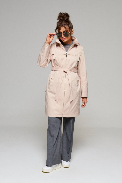 Плащ Beautiful&Free 6166 бежевый - фото 1
