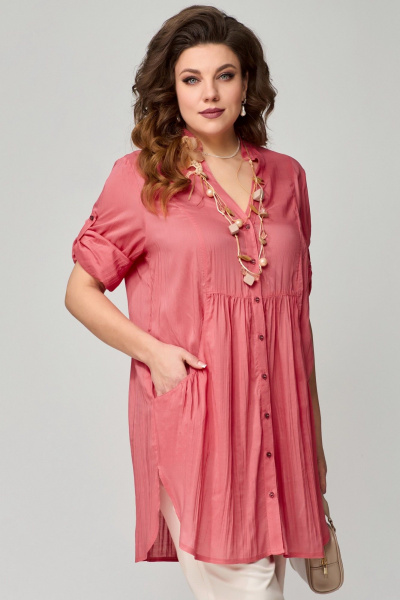 Туника Fita 20421 коралл - фото 2