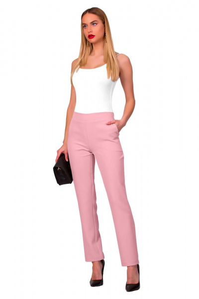 Брюки из текстиля в составе костюма F de F 3422-1 пудровый - фото 1