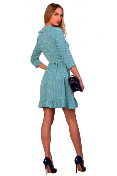 Платье из текстиля с элегантным дизайном F de F 3522 мятный - фото 2