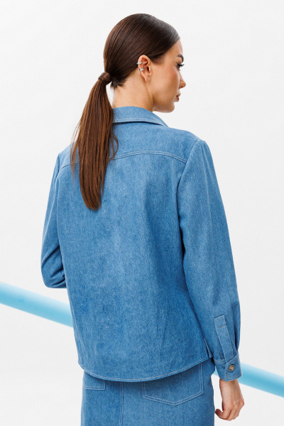 Рубашка Butеr 2757 синий - фото 10