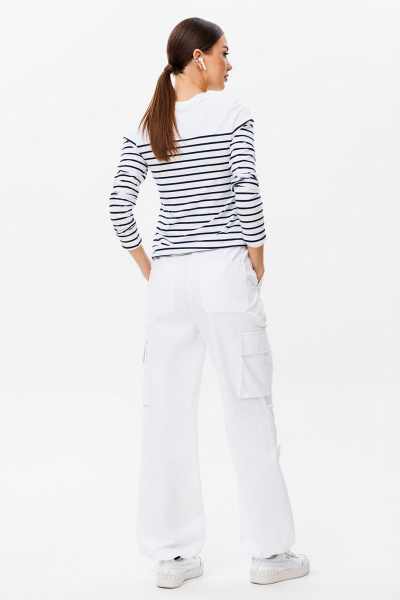 Джемпер Butеr 2788 бело-синий - фото 5