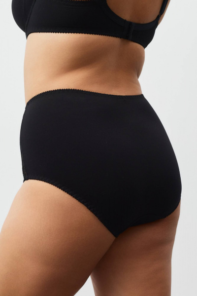 Трусы классические из хлопка с высокой талией Леди Леда 327-297 - фото 2