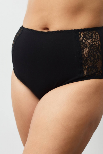 Трусы классические из хлопка с высокой талией Леди Леда 327-297 - фото 1