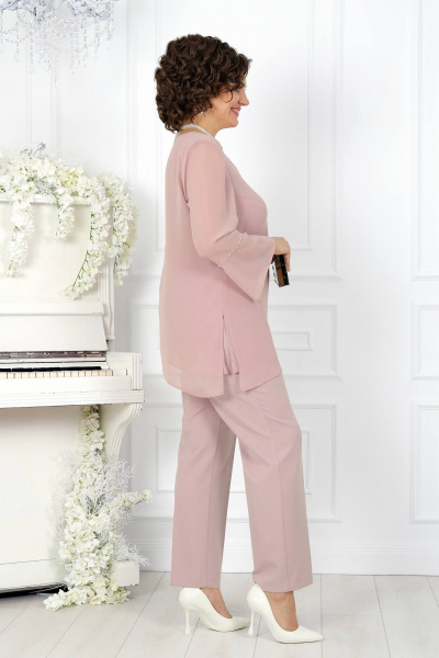 Блуза, брюки Ninele 2273 пудра - фото 7